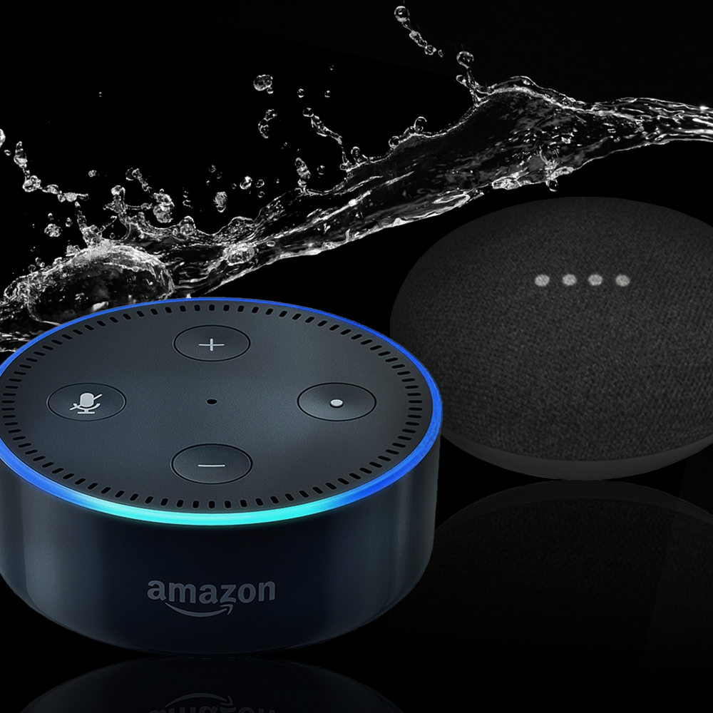Works with Amazon Echo & Google Home devices